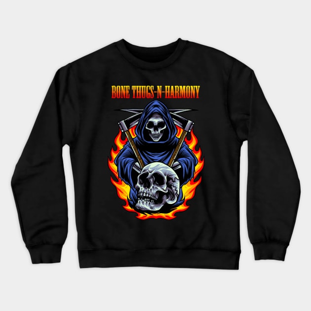 BONE THUGS N HARMONY BAND Crewneck Sweatshirt by MrtimDraws